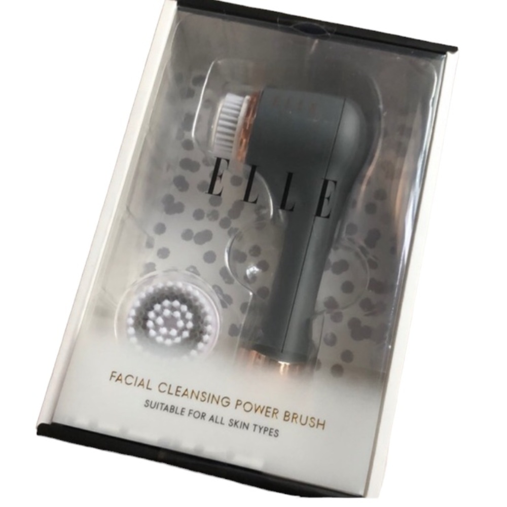 ELLE facial cleansing power brush